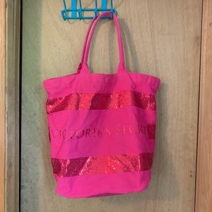 Pink Victoria’s Secret sequin Bag